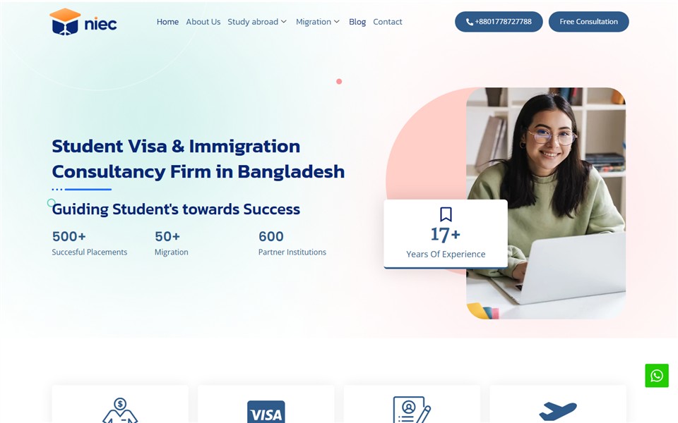 NIEC Bangladesh website